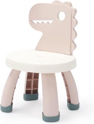 幼儿椅,塑料儿童恐龙椅,坚固耐用轻便幼儿活动椅,防滑人体工学设计儿童台阶凳,室内或室外使用,适合 2 岁以上男孩和女孩（粉紅色）