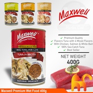 Maxwell Tuna Wet Food 400g | Cat Wet Food | Makanan Basah Kucing