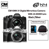 Olympus Digital Mirrorless Camera OMD EM10 MKIV / OM-D E-M10 Mark IV / Mark 4 (Original Olympus Warr