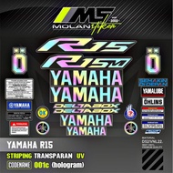 Sticker Striping Variations Transparent Uv Yzf R15 V4 R15M All New Yamaha R15 V4 R15 V3 R15 V2 R15 O