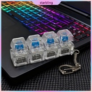 Star 1PC Mechanical Keyboard Clicks Toy With Colorful LED Lights Switches Tester
