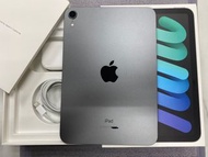 iPad mini 6 WiFi 256GB 太空灰色 宇宙超級無敵新淨 香港行貨 保養到2025年1月11號 充電次數8 電池最大容量90% Box Set 不議價 可預約到門市睇機