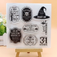 Ha 0308 Witch Hat Halloween Series 15 * 15 0910 Transparent Seal Crystal
