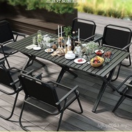 Camping Outdoor Special Full Set Chair Ke Picnic Table Chair Stall Folding Portable Table Chair Rice