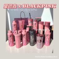 STARBUCKS BLACKPINK 2023 rhinestone texa pink mug tumbler yoga mat studded tote bag keychain korea doodle/black pink starbucks/blackpink starbucks NHGX