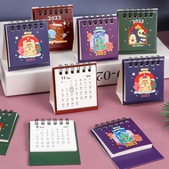 1Pc Ins 2023-2023 Christmas Calendar Cute Christmas Gifts Desktop Mini Calendar Decoration Cartoon Calendar for Office School Desktop Decoration