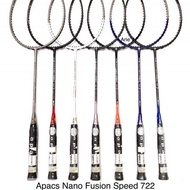badminton racket [Ready Stock] APACS NANO FUSION 722 SPEED (6U) BADMINTON RACKET ( Frame Only )