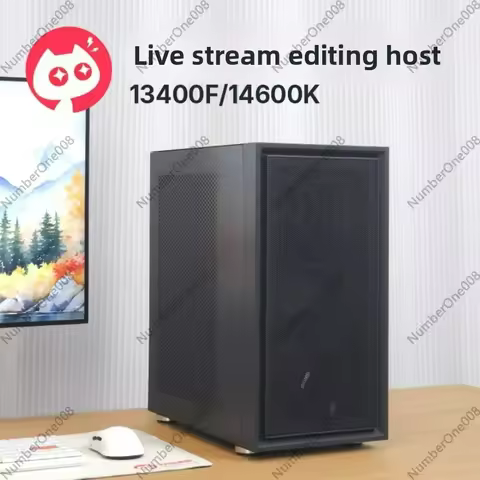 Gaming PC Desktop Computer, i5-13400F/14600KF, 32GB RAM 1TB SSD, for Video Editing CAD 3D Modeling W