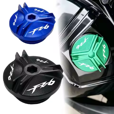 Motorcycle Engine Oil Cap Bolts Fuel Filler Cap Protection Accessories For Yamaha FZ6 FZ-6 FZ 6 6N F