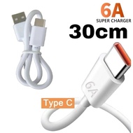 [COD]30CM HN X9a X9b OP A78 A74 A95 30cm Power Bank Type C 6A SuperCharger Type C USB SuperQuick Cha