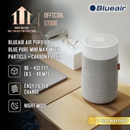 Blueair Blue Pure Mini Max Air Purifier – Covers 432ft² | Genuine Particle + Carbon | 99.97% Dust & 
