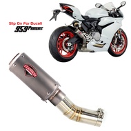 Motorcycle Exhaust Intake System Accessories For Ducati 959 Panigale Middle Section 60mm Connecting 