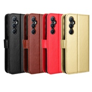Suitable for OPPO Realme C65 Phone Case Realme C65 4G Phone Leather Case Flip Crazy Horse Pattern Ca