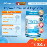 【Digestive Health】Life Space Probiotic Adult Broad Spectrum Supplement 60 Capsules Promotes Intestin