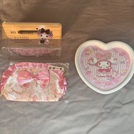 My Melody 化妝包袋、托盤、紙巾盒set