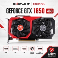 Colorful GTX 1650 EX 4GD6-V MSI GTX 1650 Ventus 4GB GDDR6 Used Graphics Card
