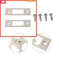 【bestseller】Lock Deadbolt Strike Plates 2pcs Strike Plate Door Backplate Stainless steel
