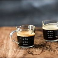 Tiamo Dual Mouth Measurements Cup 70ml / 2.5 Ounces | With Handle | Promotion Price