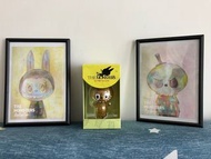 全新How2work。龍家昇mini zimomo labubu
