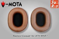 【陽光射線】~V-MOTA~鐵三角ATH MRS7(80x95MM)替換耳罩皮耳套皮耳罩 