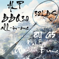 ALP BBQ3.0 T800 8U Quick Rebond Shaft Professional Light Offensive Pink/White/Blue/Black Badminton R