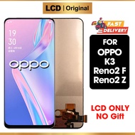 LCD OPPO K3 Reno2 F /Reno2 Z Original TouchScreen Fullset Compatible For Glass Digitizer ori asli