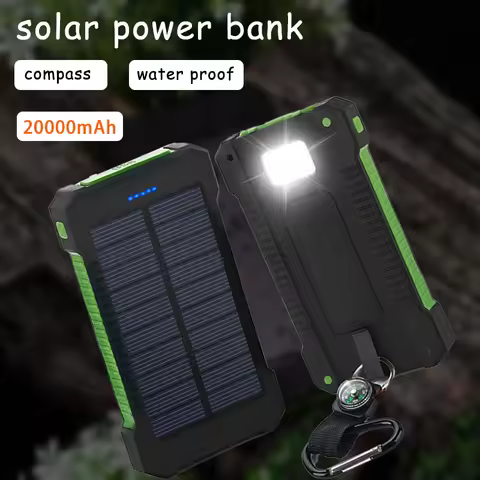 100000mAh Solar Power Bank Portable charger Outdoor Waterproof External spare Battery for IPhone Xia