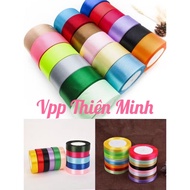 Silk ribbons 1cm, 2cm, 4cm in many colors - Roll 22m - Beautiful Type