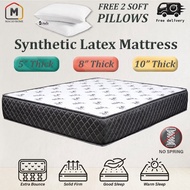 ( Limited Offers ) Dr. Macio 8" 10" & 5" Synthetic Latex Single /S.Single /Queen /King Size Mattress