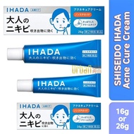 SHISEIDO IHADA Acne Cure Cream 16g and 26g - Original made in japan