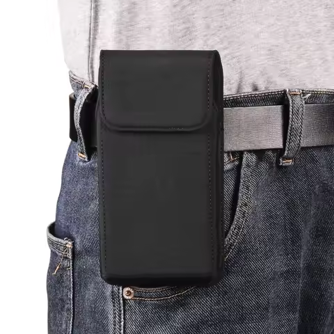 With Hook Mobile Phone Pouch Waterproof Single-layer Phone Belt Clip Bag Universal Vertical Phone Be