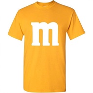 2025 Fashion Trend Letter M Halloween Group Costume Graphic Team Costume Graphics Funny T-Shirt 1.12