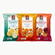Crispy Rice Cake Snack 19g-26g Pack / USA - Rice Crisps - Low Fat &amp; Low Cholesterol / healthy Snack