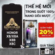 Honor X8c,X8b, X8a, X8 full screen tempered glass | Cowcase screen protector