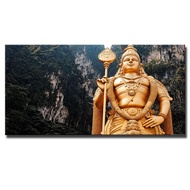 YODOOLTLY Murugan Statue Lord Murugan indian god of war Indian Religious Buddha Portrait Canvas Painting Print Posters Wall Art Picture for Home Decor 16x32inch Unframed