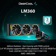 Deepcool LM360 Liquid Cooling With Compact 2.4" IPS Displaya