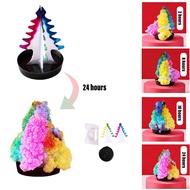 Colorful Magic Christmas Tree Diy Paper Tree With Flowering Crystals Perfect Gift For Kids On Christmas