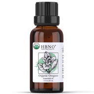 HBNO Organic Oregano Essential Oil - 1 oz (30ml) - USDA Certified Organic Oregano Essential Oil for 