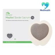 Mepilex Border Sacrum Ag 18 x 18cm (1 box)