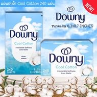 นำเข้า🇺🇸 แผ่นอบผ้าหอม แผ่นหอมอบผ้านุ่ม สำหรับเครื่องอบผ้า Downy Dryer Sheets  Infusions Dryer Sheets