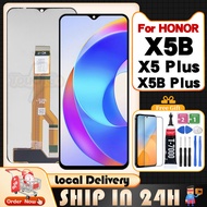 For Honor X5B / X5 Plus / X5B Plus LCD Display Screen + Tempered Glass + Glue + Tools