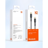 CA-3311 MCDODO 240W C TO C PD FAST CHARGE DATA CABLE (BLACK) 2M