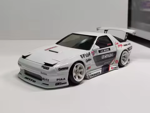 1/10 on road drift car TT02 BODY STICKERS FOR TEAMC TC127 ORC#7 FC3S ADVAN#7 MX-5 Eunos Roadster Spi