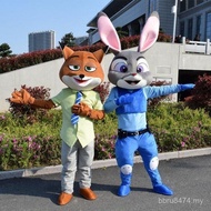 Performance Fox Walking Doll Nick Cartoon Costume Event cos Rabbit Judy Sloth Z6H3