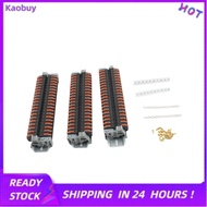 kaobuy DIN Rail Terminal Kit 3 Pcs Flame Retardant Wire Connector with 6 Marker Strips for 28-12AWG 