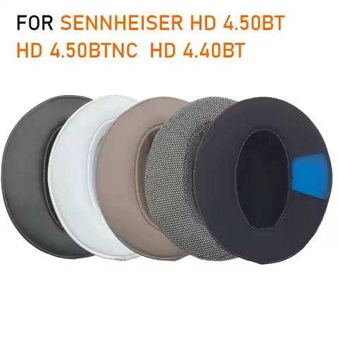 Replacement Ear Pads for SENNHEISER HD4.50BTNC 4.40 4.30 HD350 400S 458BT Headphones Soft Foam Ear C