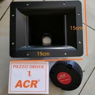 Paket Driver tweeter Acr Piezo dan Horn Corong 15x19cm