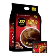 越南中原G7美式醇黑即溶咖啡 無糖黑咖啡 (2克❎100包) 200g 萃取 齋啡 美式咖啡 [平行進口]