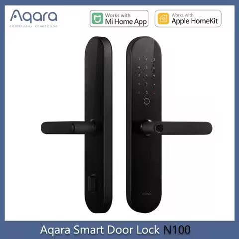 Aqara N100 Smart Door Lock Fingerprint Bluetooth Password NFC Unlock Works with Mijia HomeKit Smart 