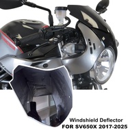 For Suzuki SV650X SV650 X SV 650X 2017-2025 Motorcycle WindScreen Windshield Fairing Deflector